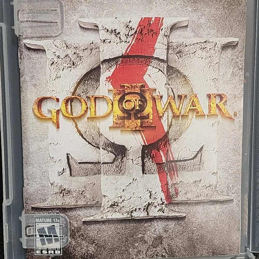 Sony God of War III for PS3 - Red and Black Cover